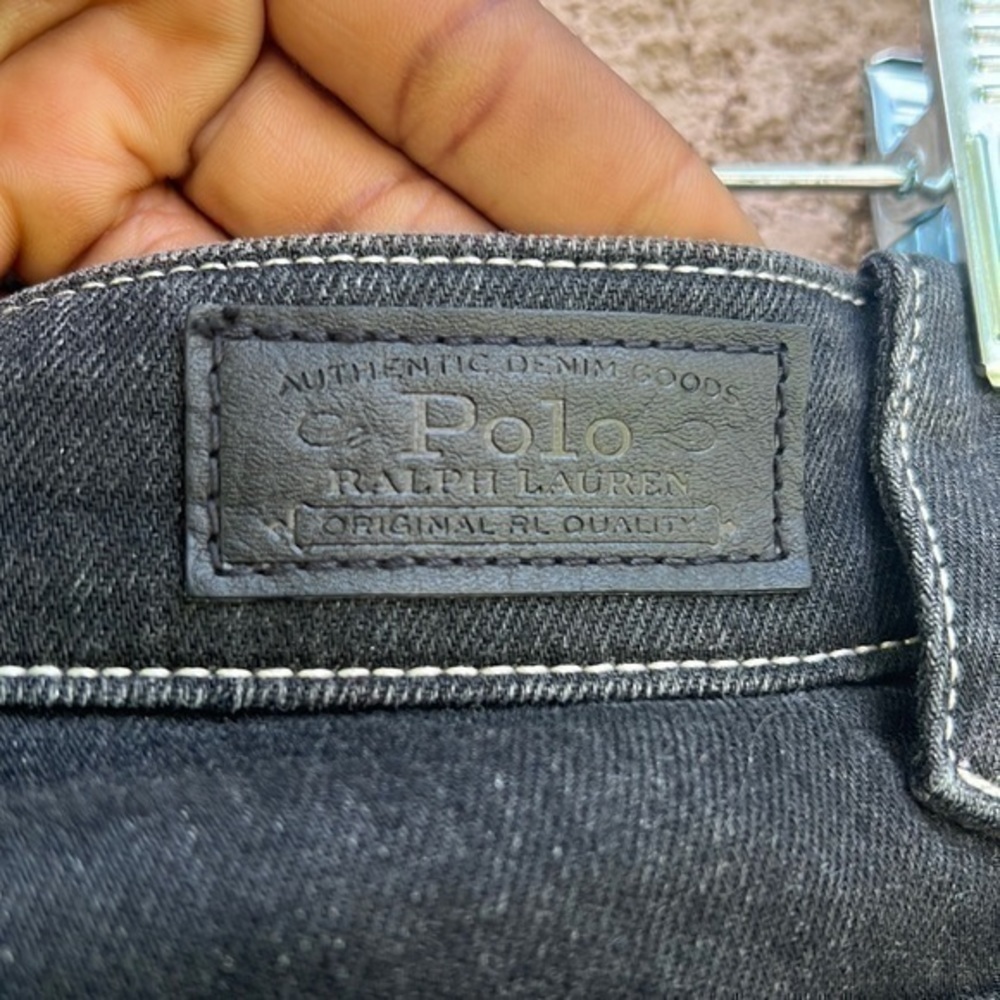 RARE Polo Ralph Lauren Jenn embroidered flared jeans RL Luxury Style - Picture 16 of 16
